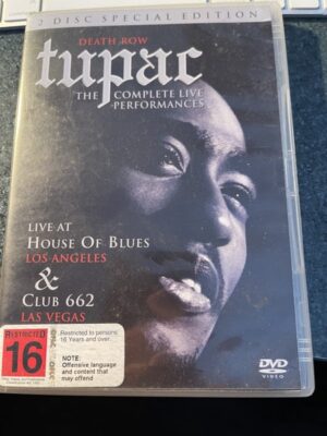 TUPAC Death Row The Complete Live Performances