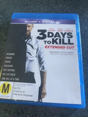 3 Days to Kill (Extended Cut) Blu-ray
