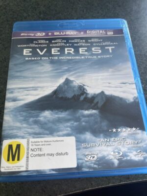 Everest (2015) 3D Blu-ray / Blu-ray