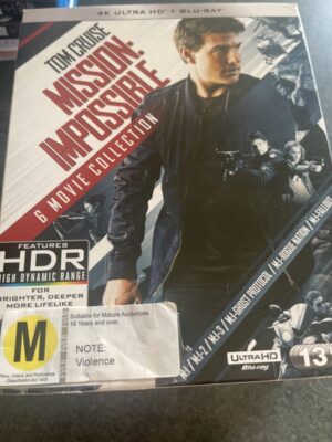Mission Impossible 1-6 Movie Collection 4K
