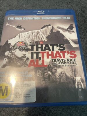 That's it That's All Blu-Ray