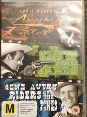 Apache Rifles/ Days of Jessie James/ Riders of the Pines DVD