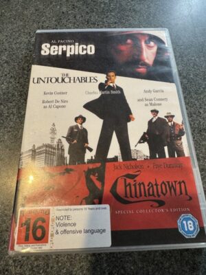 Serpico / Untouchables / Chinatown DVD