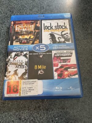 Death Race / 8 Mile / Smokin Aces / Tokyo Drift / Lock, Stock and Two Blu-ray
