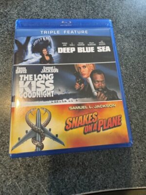 Deep Blue Sea / The Long Kiss Goodnight / Snakes on a Plane Blu-ray