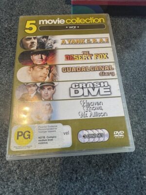 A Yank in the R.A.F. / The Desert Fox / Guadalcanal Diary / Crash Dive / DVD